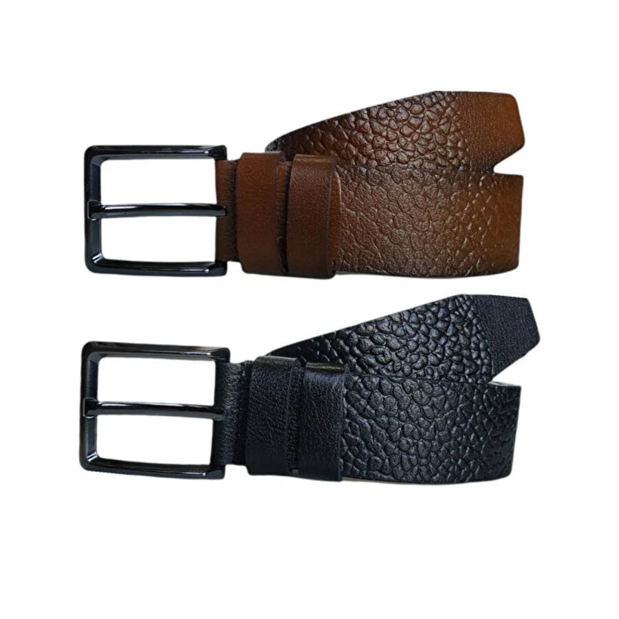 Wide Mens Belt For Denim 2 Piece Gift Set Genuine Leather KARPHBCV00001CXQQI SET 2