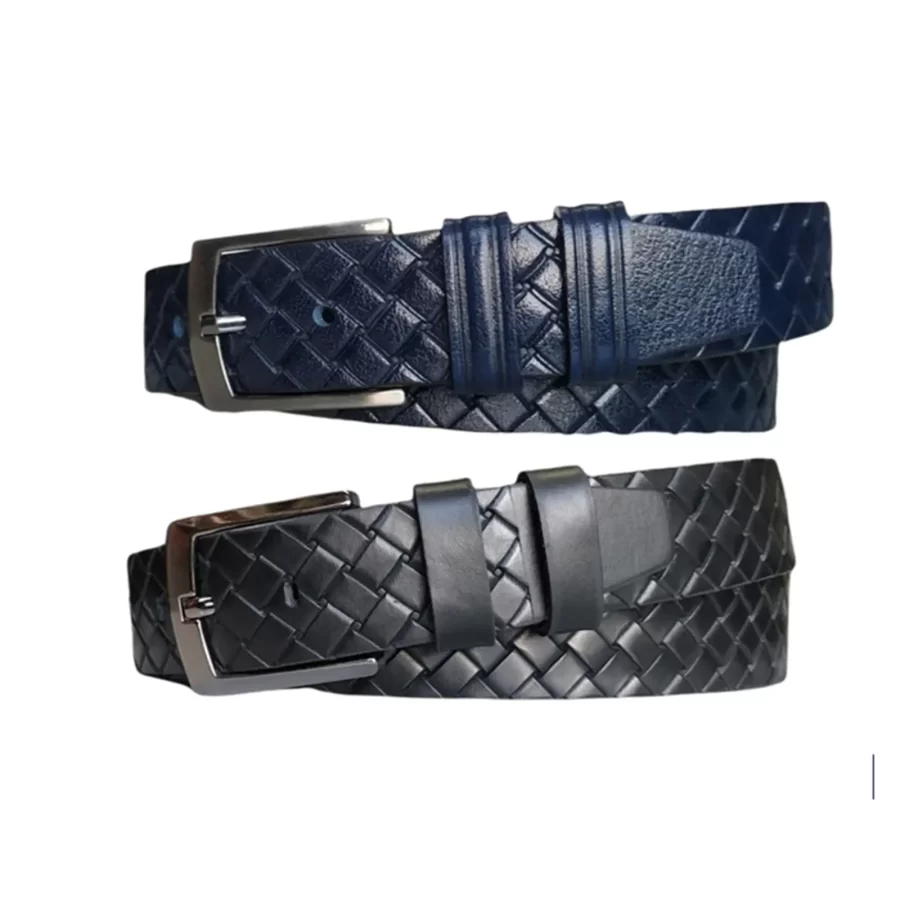 Wide Mens Belts For Jeans 2 Piece Gift Set Real Leather KARPHBCV00001CXRGZ 01