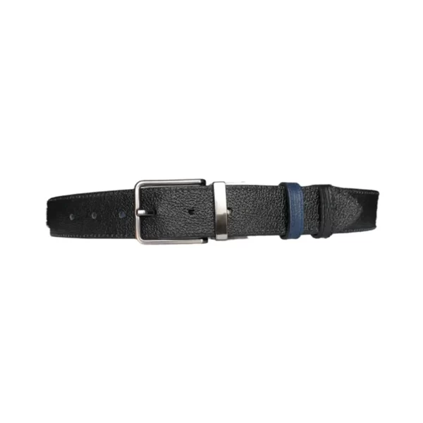 black blue reversible gents belt pebbled calf leather KARPHBCV00002LPHI4 01