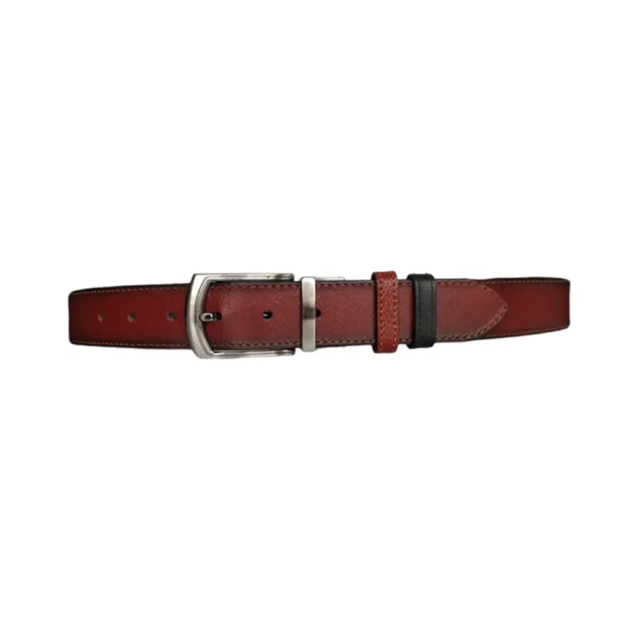 bordo black reversible gents belt pebbled calf leather KARPHBCV00001XTZD2 01