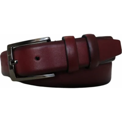 bordo leather great mens belts feather edge KARPHBCV00001CXRTW 01