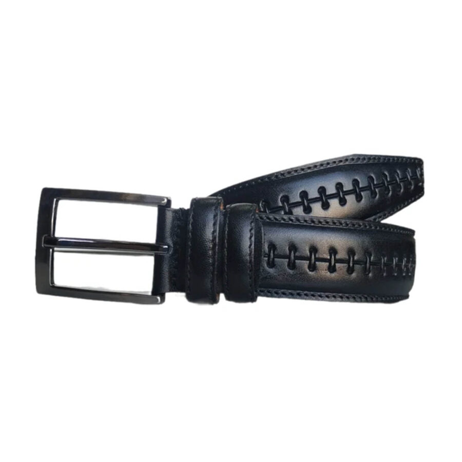 dressing belts for men black high quality calfskin KARPHBCV00001CXRKQ 2