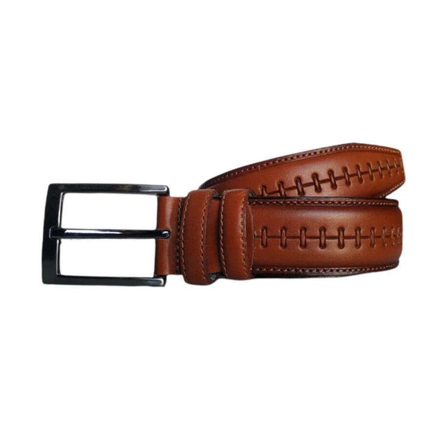 dressing belts for men cognac high quality calfskin KARPHBCV00001CXRKQ 2