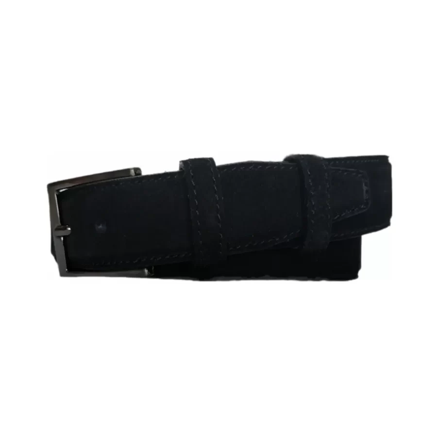 male belt black suede leather KARPHBCV00001CXRU9 01