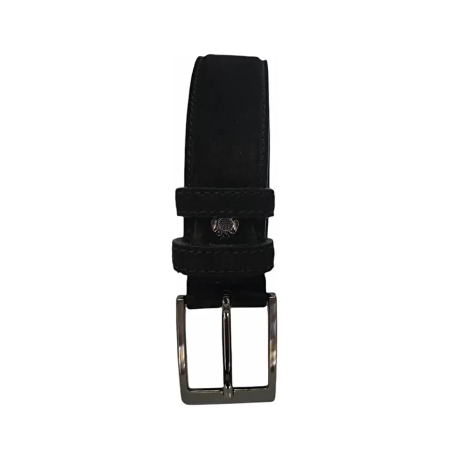 male belt black suede leather KARPHBCV00001CXRU9 03