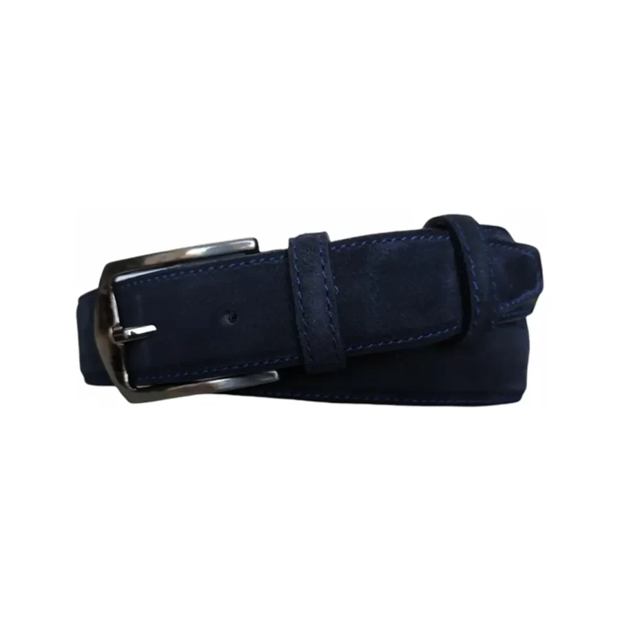 male belt navy suede leather KARPHBCV00001B25JF 01
