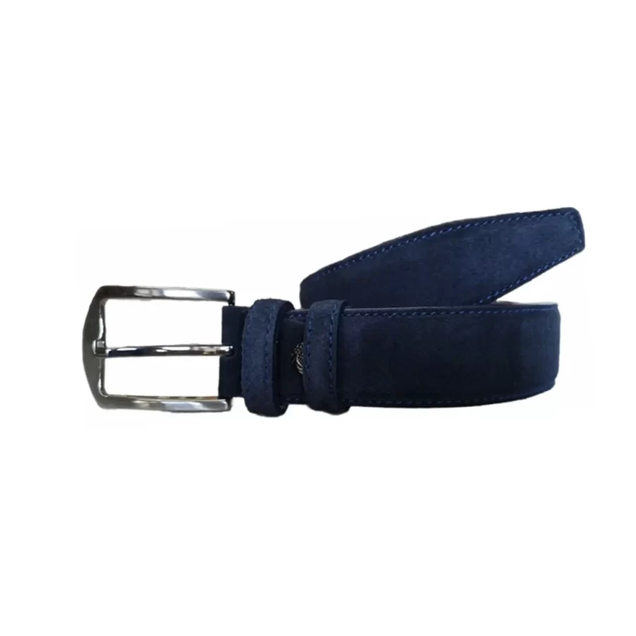 male belt navy suede leather KARPHBCV00001B25JF 02