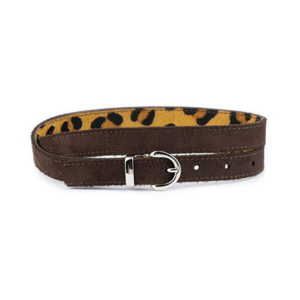 Stylish Wholesale leopard print belt And Buckles 