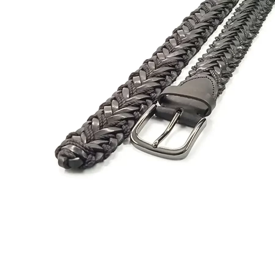 braided gents belt black genuine leather RIN 001274 320 01 1923 31 01 2