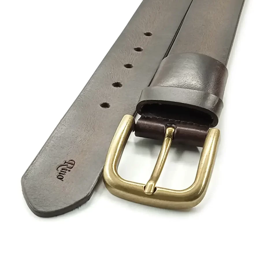brown leather gold buckle RIN 011098 205 04 2690 57 01 2