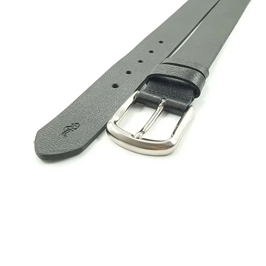 casual gents belt black real leather 4 0 cm RIN 364440 203 2