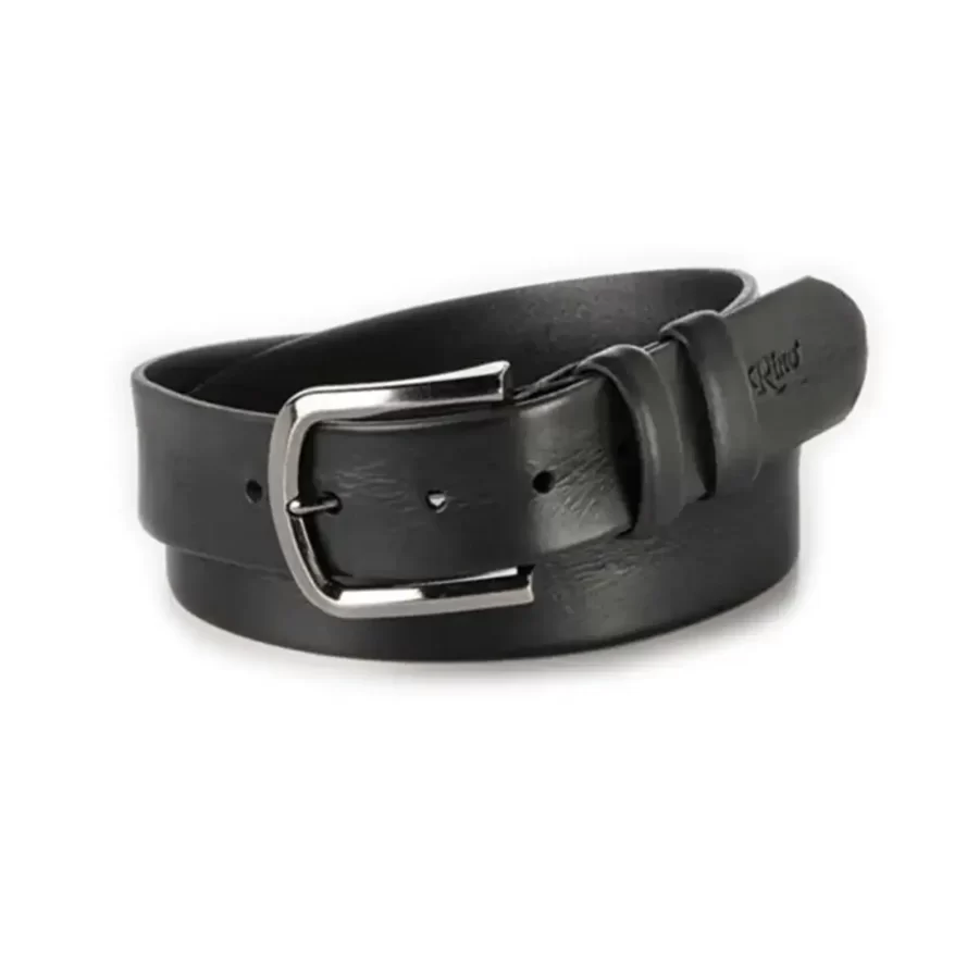casual gents belt black real leather RIN 005107 121 01 4120 30 0101 1