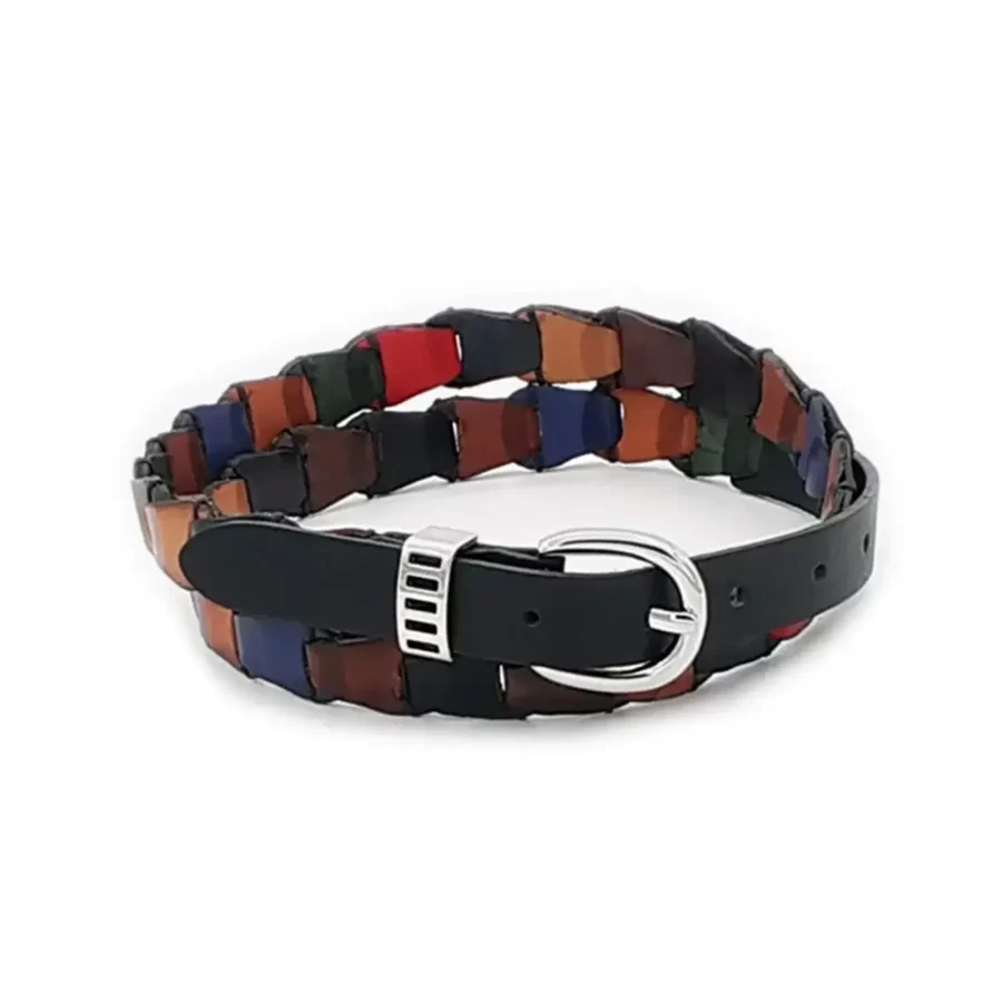 designer belt for women colorful leather RIN 005419 996 1