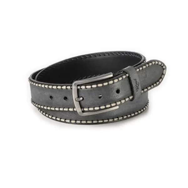 designer gents belt gray calfskin RIN 010495 526 01 3939 27 0101 1