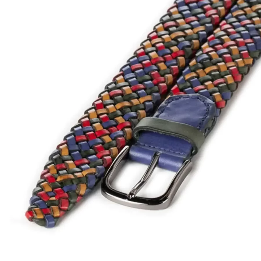 exclusive gents belt multicolor genuine leather RIN 001031 320 99 1923 29 0199 2