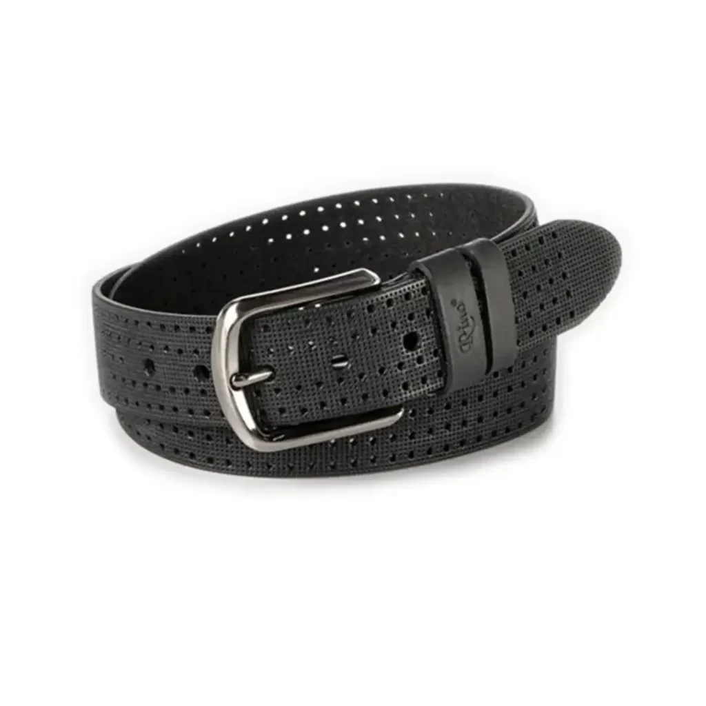 Buy Gents Belt For Jeans Black Genuine Leather - LeatherBeltsOnline.com