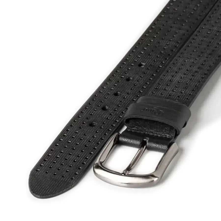 gents belt for jeans black genuine leather RIN 005749 121 01 3644 30 0101 2