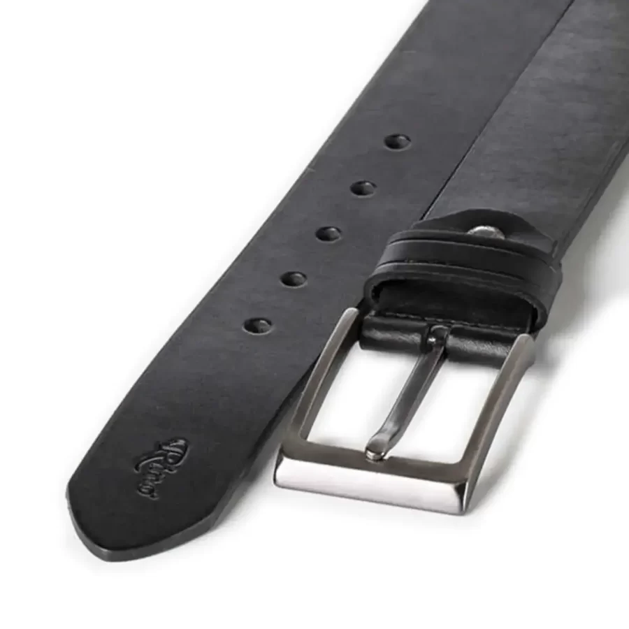 gents belt for jeans black genuine leather RIN 005777 102 01 3511 27 0101 2