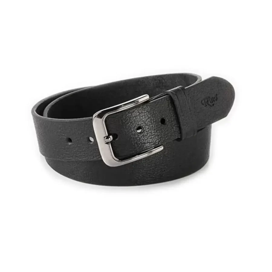 gents belt for jeans black genuine leather RIN 005777 203 01 2769 30 0101 1