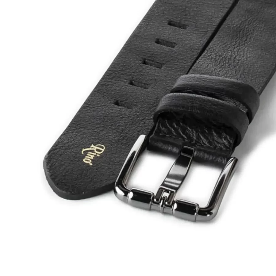 gents belt for jeans black genuine leather RIN 010470 203 01 3332 31 0101 2