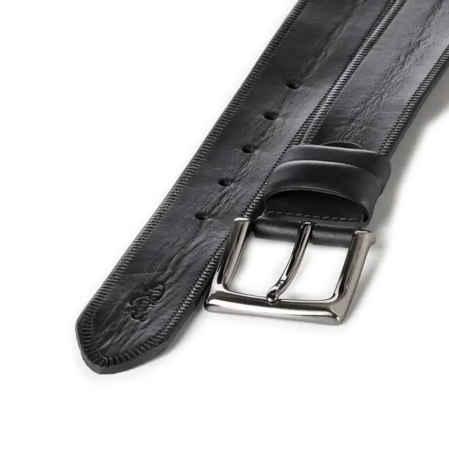 gents belt for jeans black genuine leather RIN 010572 121 01 3444 30 0101 2