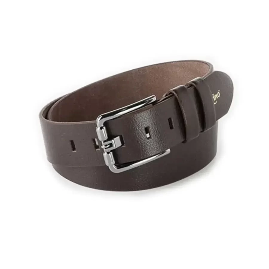 gents belt for jeans dark brown calf leather RIN 010470 203 04 3332 31 0104 1