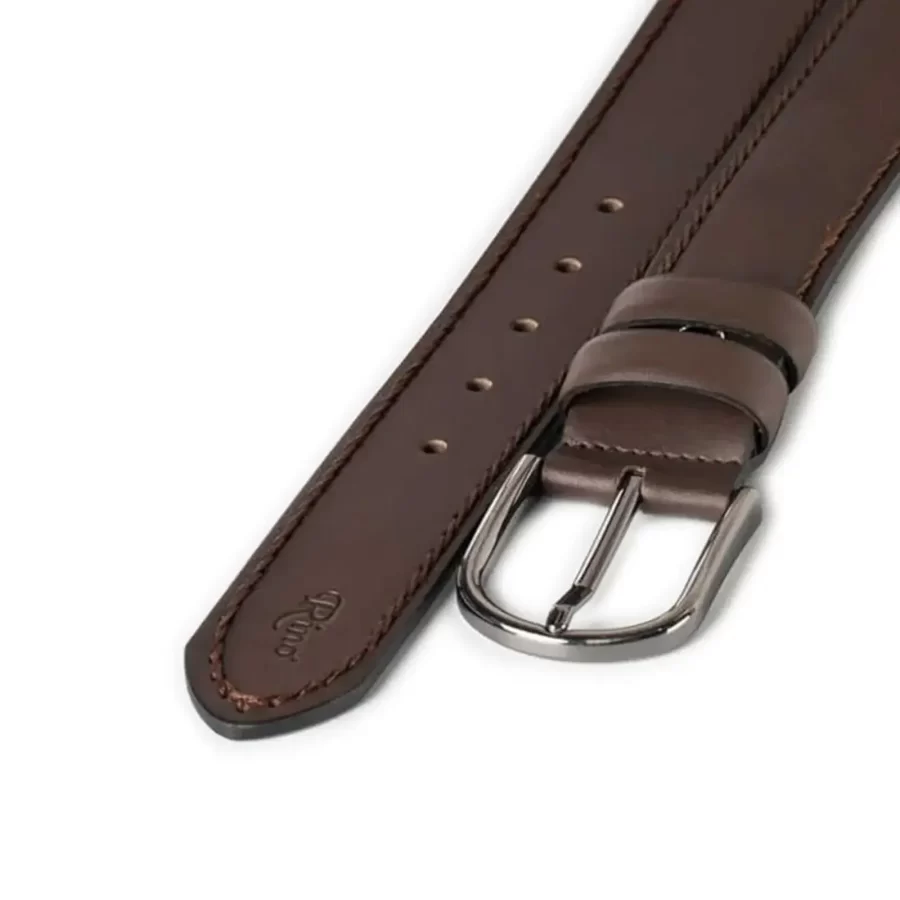 gents belt for jeans dark brown calf leather RIN 010862 121 04 3925 30 0104 2