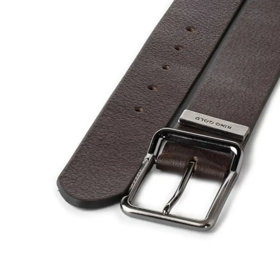 gents belt for jeans dark brown calf leather RIN 416140 203 04 4161 30 0104 2