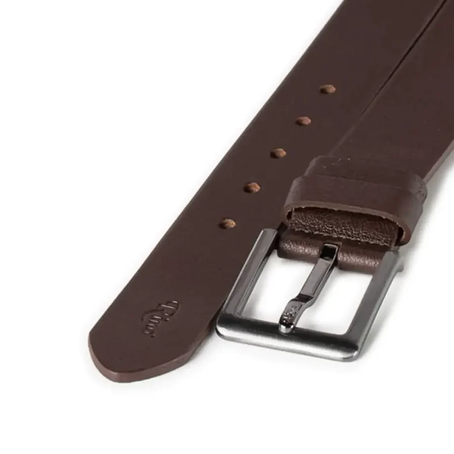 gents belt for jeans dark brown calf leather RIN 417840 203 04 4178 30 0104 2