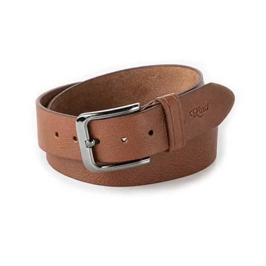 gents belt for jeans tan brown leather RIN 005777 203 07 2769 30 0107 1