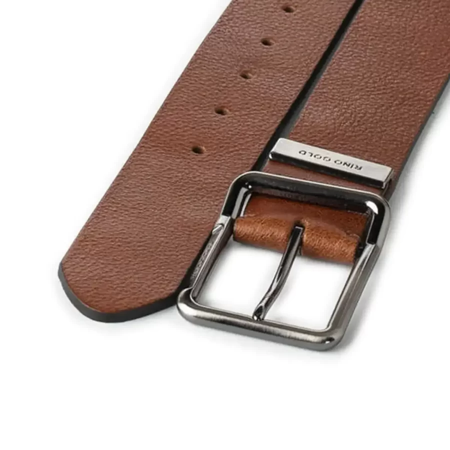 jeans belt for men light brown cow leather RIN 416140 203 07 4161 30 0107 2