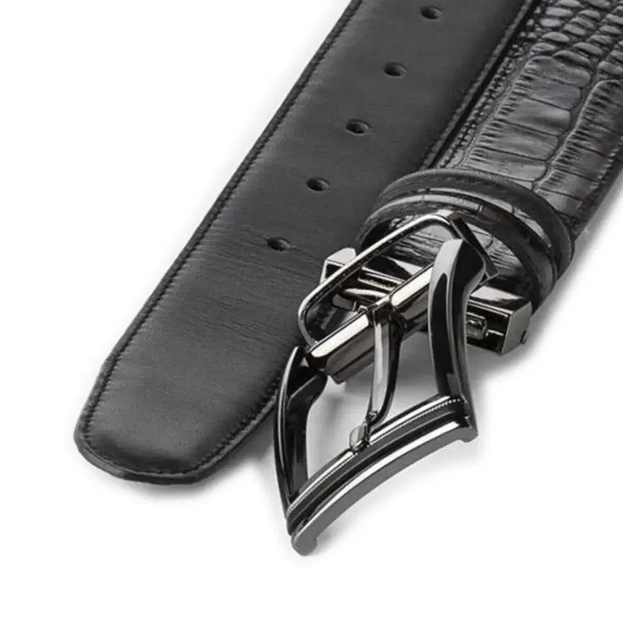 reversible gents belt croc print black leather RIN 000082 508 01 9724 29 0101 3