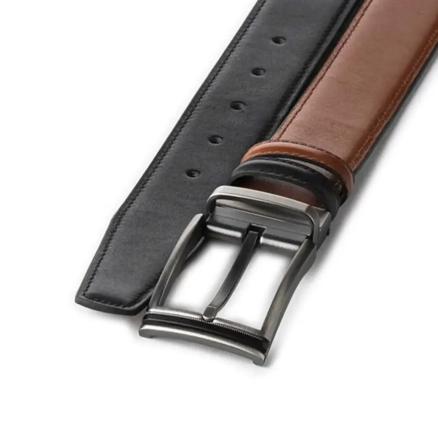 reversible gents belt tan smooth real leather RIN 000082 543 07 9724 27 0107 3