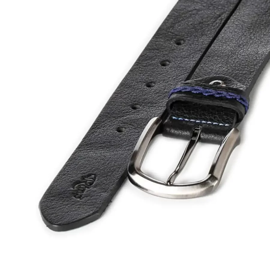 stylish gents belt black full grain leather RIN 010871 203 01 4120 30 0101 2