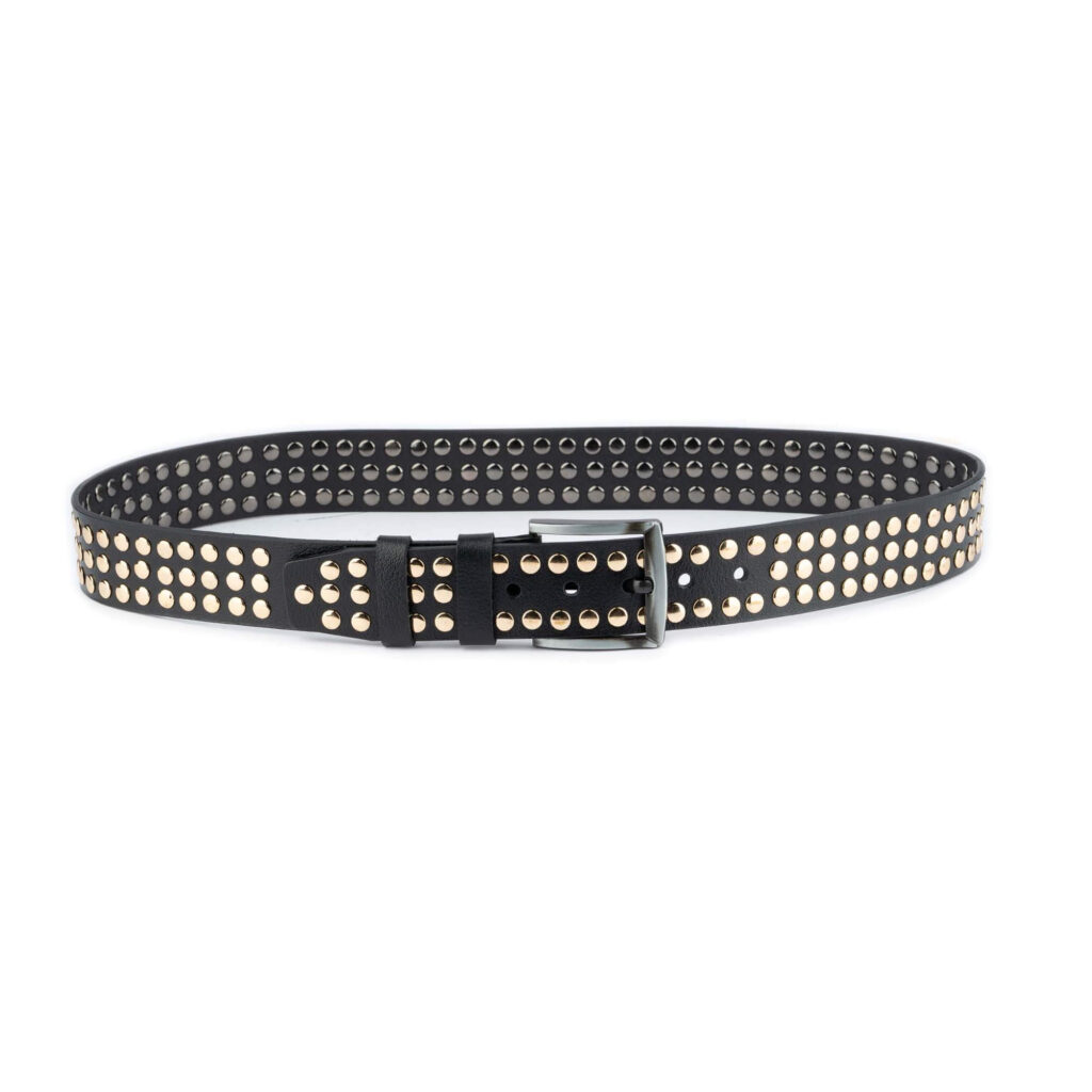 Studded-Belt-Gold-Studs-Rivets