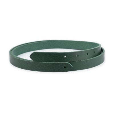 forest green belt leather strap replacement for buckles 2 0 cm 1 FORGREHOL20STRCARL