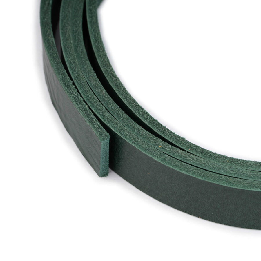 forest green belt leather strap replacement for buckles 2 0 cm 3