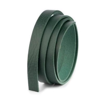 forest green leather belt blank no holes without buckle 2 0 cm 1 FORGREBNK20STRCARL