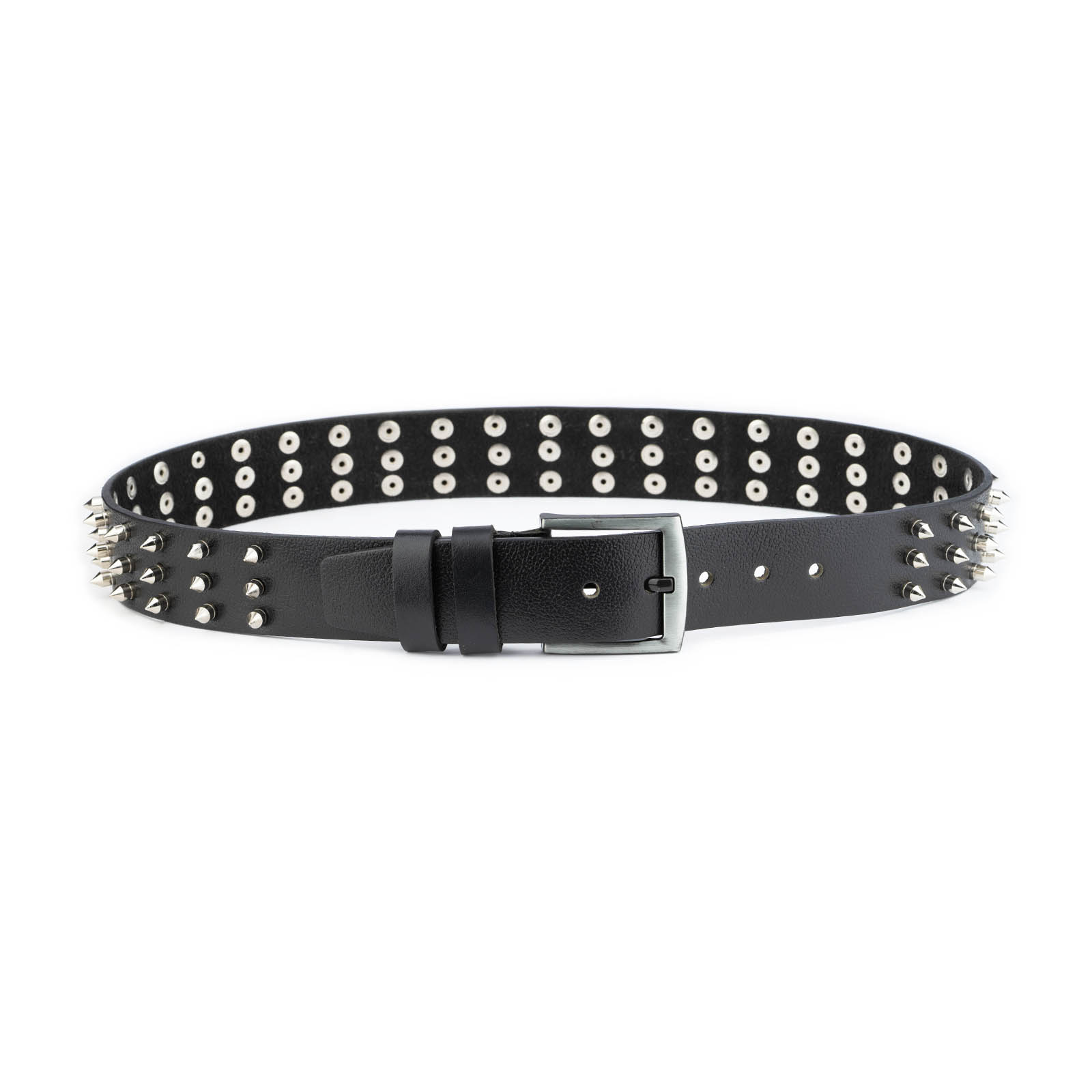 FUNK PLUS Men's Western Concho Stud Leather Belt – Punk Rockabilly Biker Style