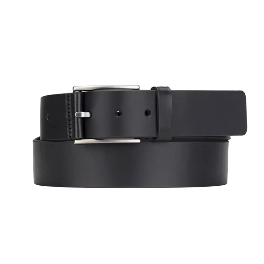 Buy Luxury Mens Belts For Jeans Light Black Leather Coated Buckle 4.0 ...