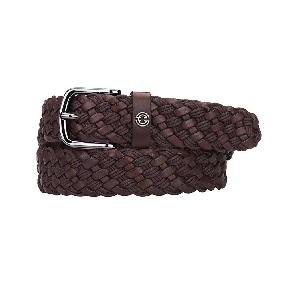 mens braided belt