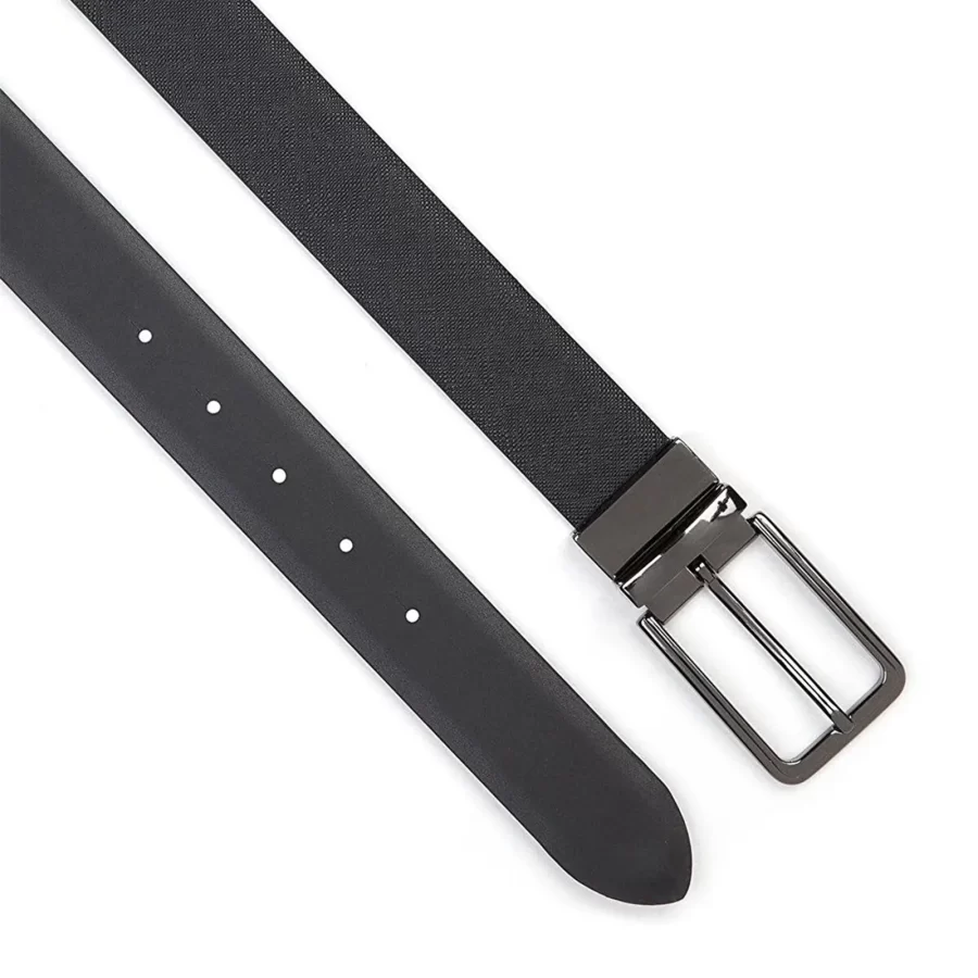 male reversible belt black saffiano leather CCRB101 13