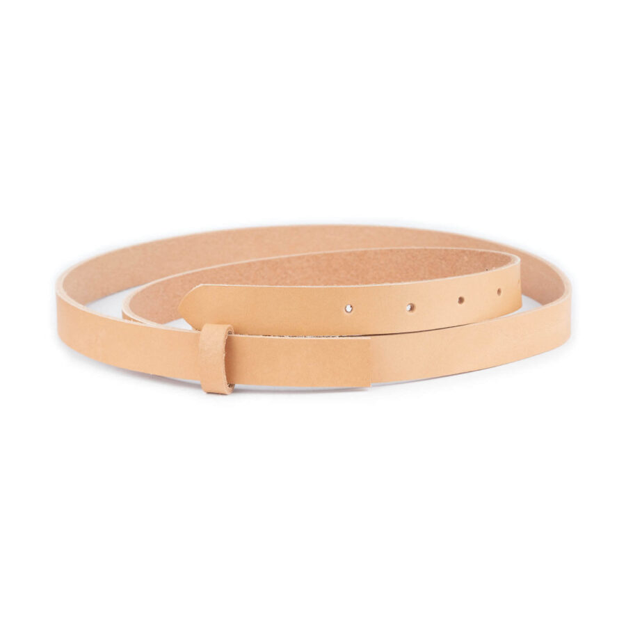 natural color belt leather strap replacement for buckles 2 0 cm 1 NATCOLCUT20STRCARL