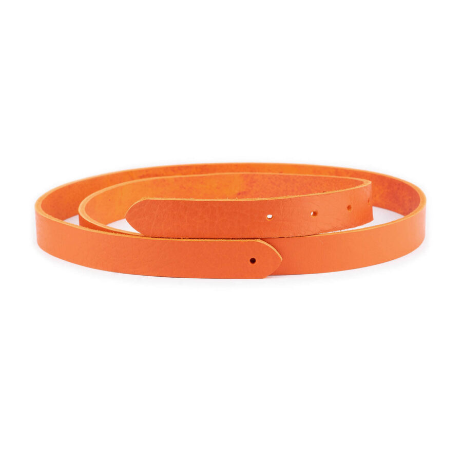 orange belt leather strap replacement for buckles 2 0 cm 1 ORAORAHOL20STRCARL