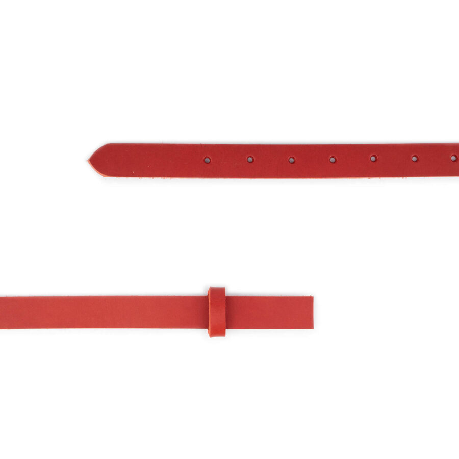 red belt leather strap replacement for buckles 2 0 cm 2