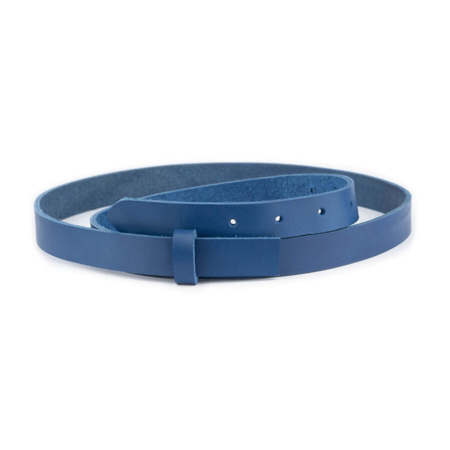 royal blue belt leather strap replacement for buckles 2 0 cm 1 ROYBLUCUT20STRCARL