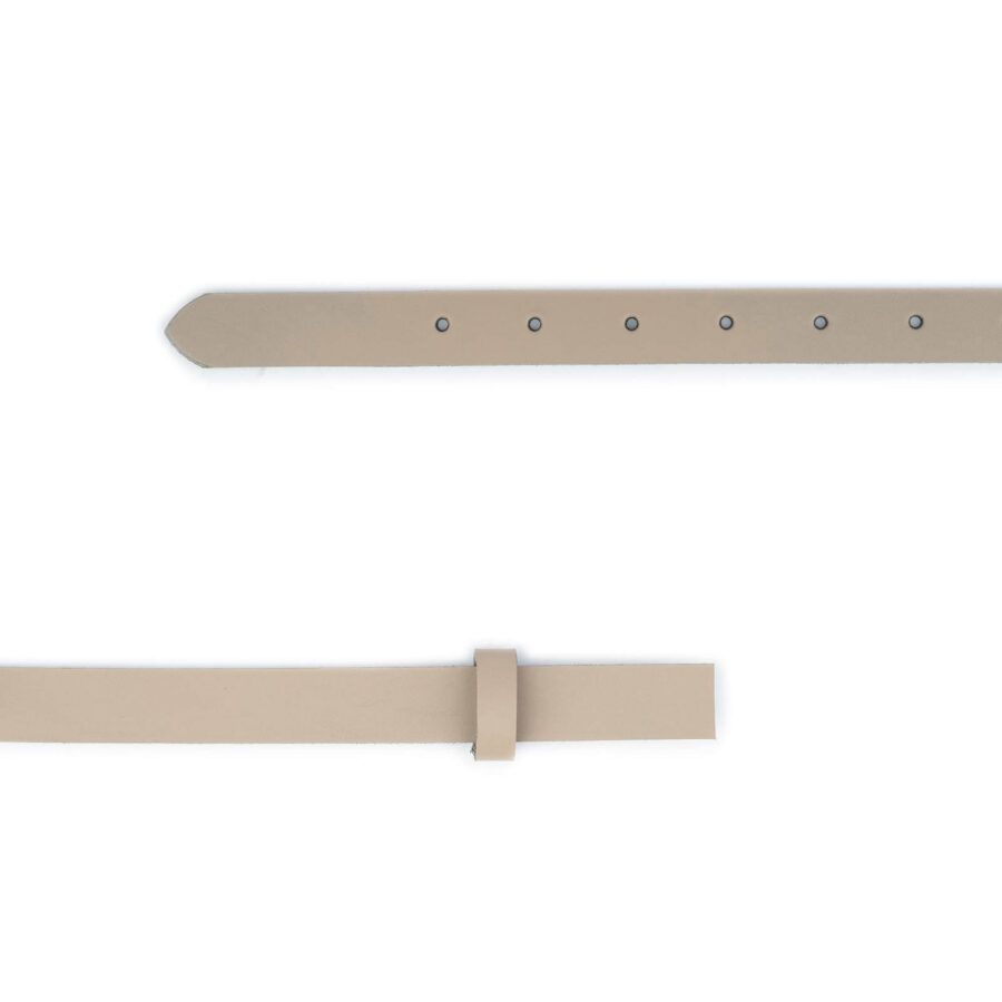 taupe belt leather strap replacement for buckles 2 0 cm 2