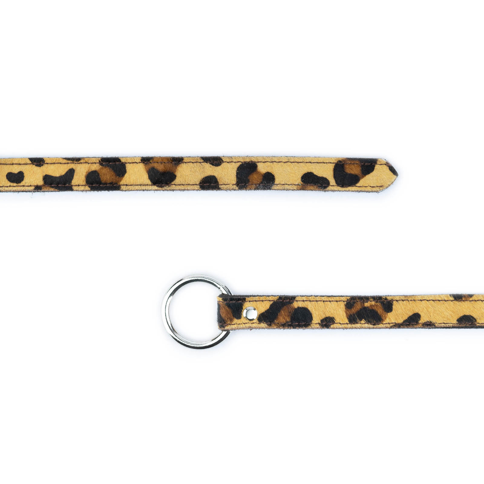 Leopard Print Calf Hair Belt - Shady And Katie - Shady And Katie