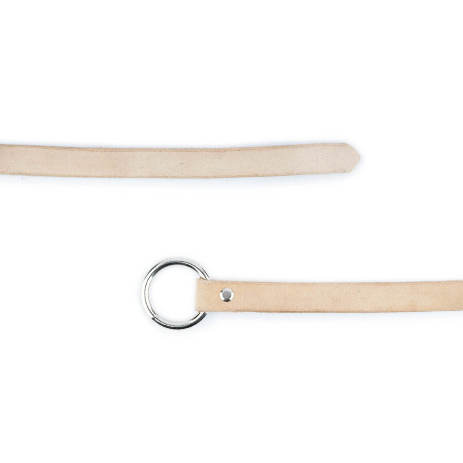 Buy Medieval Belt With Silver Ring Natural Leather - LeatherBeltsOnline.com