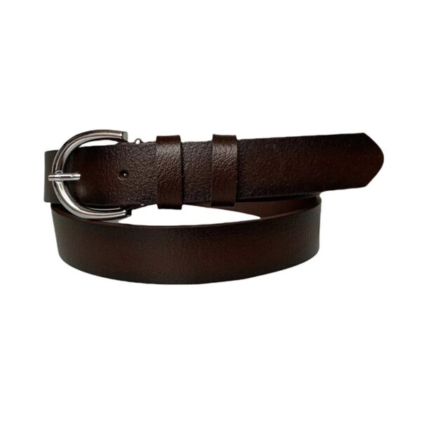 Womens Belt For Jeans brown genuine leather 3cm KDN 01 4